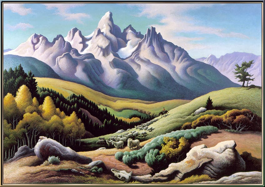 Thomas Hart Benton Paintings Gallery in Chronological Order